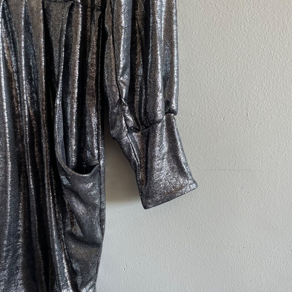 BA&SH “Miss Metallic” Mini Dress| Size Large (US 8) | NWT - Picture 8 of 16